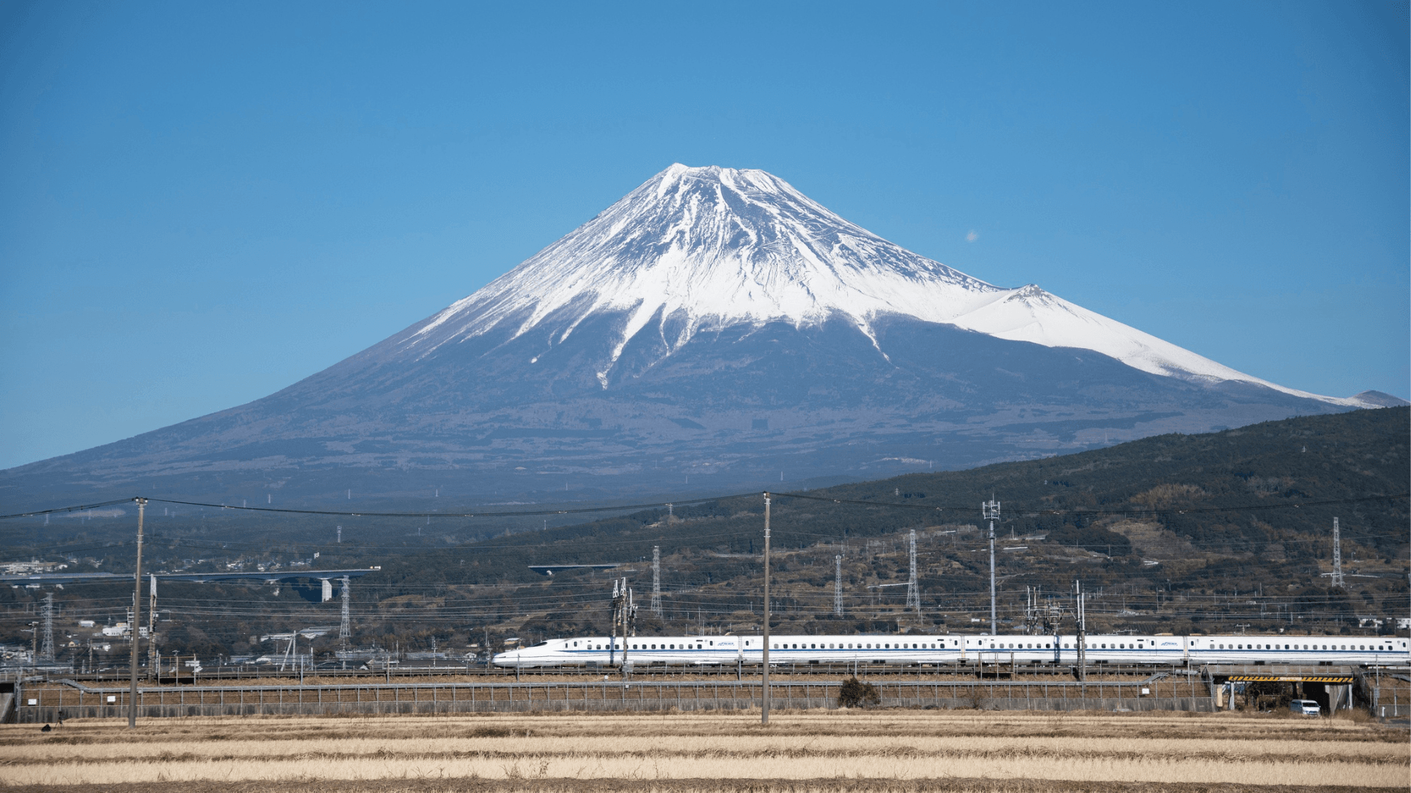 富士山と新幹線